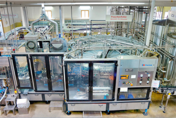 Herstellung bei Imnauer Mineralquellen